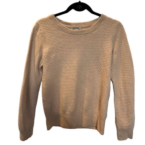 H&M Cashmere Women's Crewneck sweater Light Peach Size Large - Picture 1 of 7